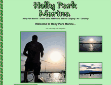 Tablet Screenshot of hollyparkmarina.com